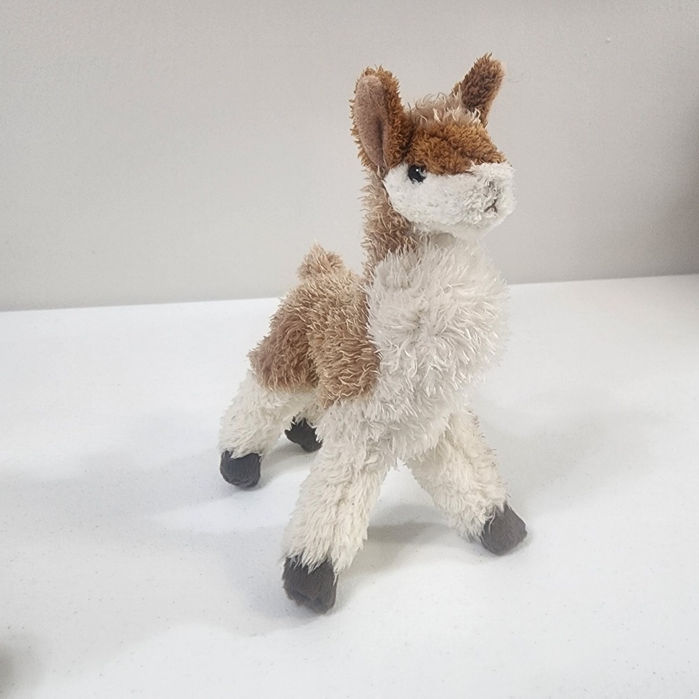 Douglas Cuddle Toy Lena Llama 7" Plush Stuffed Standing Farm Animal